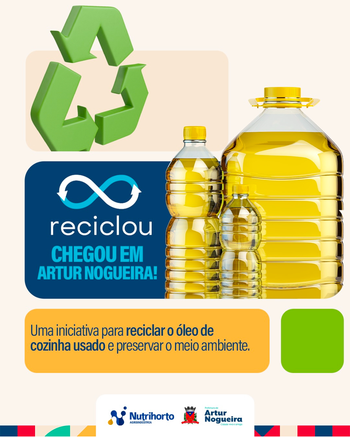 Reciclou Chegou a Artur Nogueira!